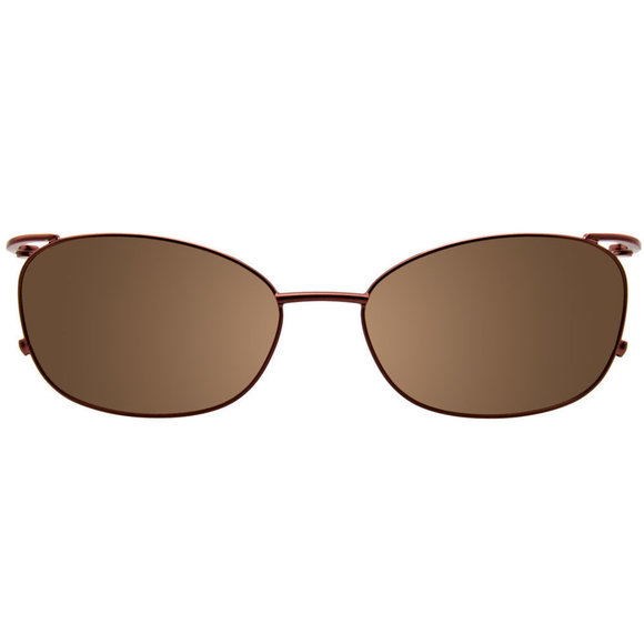 Takumi TK1291 Eyeglasses with Clip-on Sunglasses | Size 52 TAKUMI TK954 Eyeglasses 010 Satin Dark Brown 55mm
